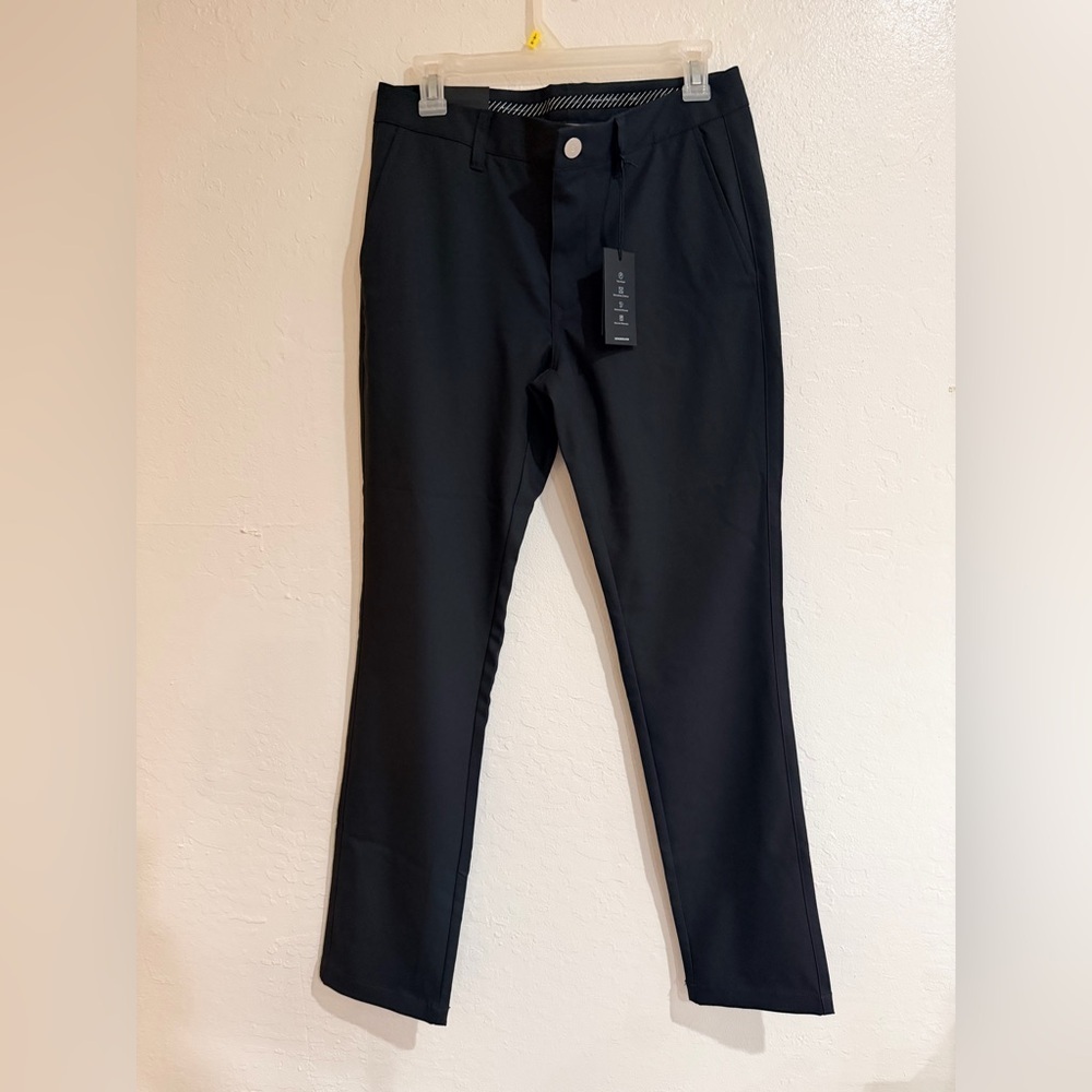 NWT Bonobos Men's Black Tailored Golf Pants size 30